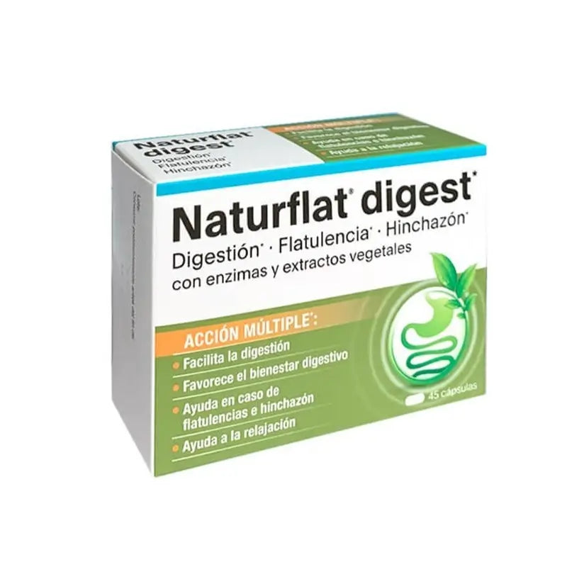 Naturflat Suplemento Alimentar Digestivo , 45 cápsulas