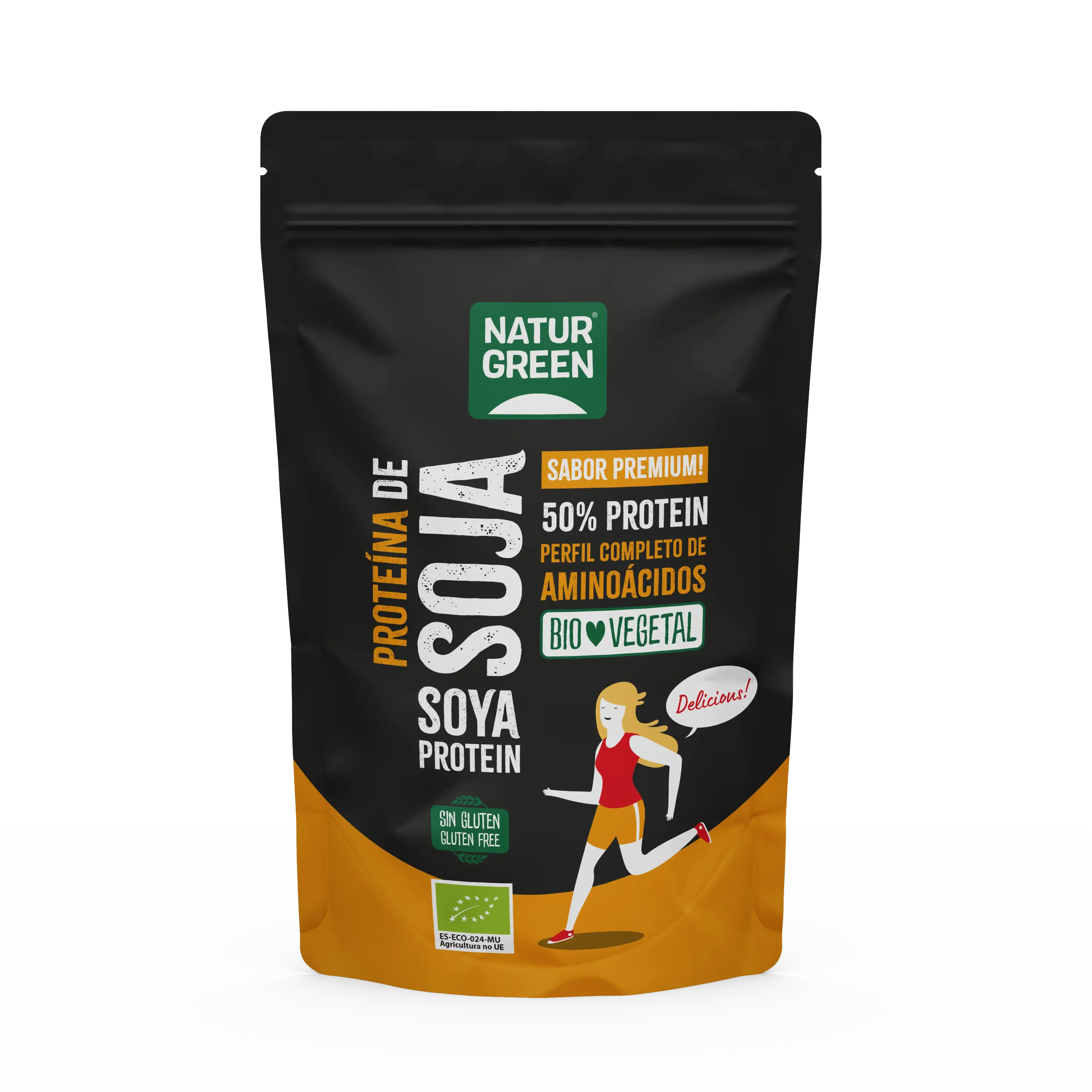 Naturgreen Proteína de Soja 50% Bio, 375 G