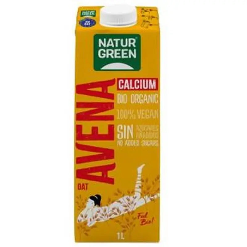 Naturgreen Bebida Vegetal De Avena Con Calcio  1Lt 6Uds.