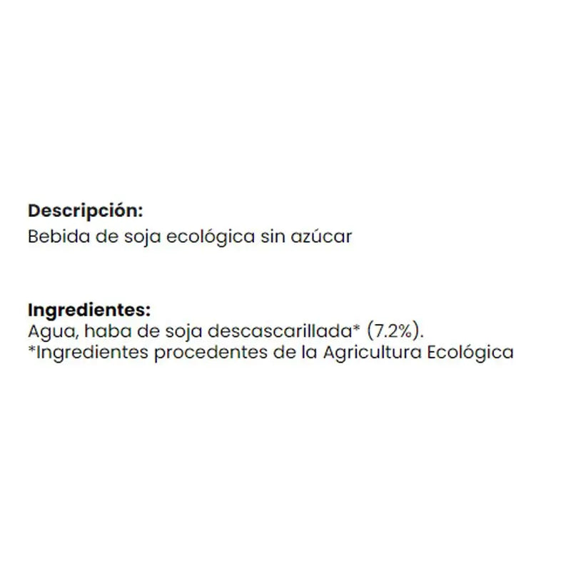 Naturgreen Bebida de Soja Vegetal Nature 1Lt 6Uds.