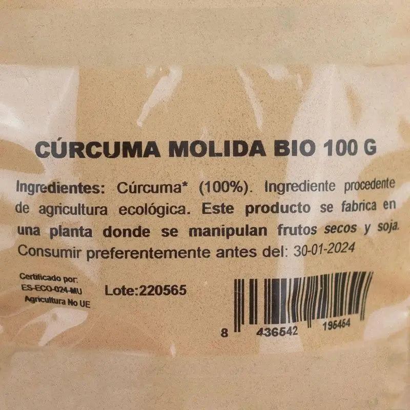 Naturgreen Curcuma Curcuma moída 100Gr. Bio Sg