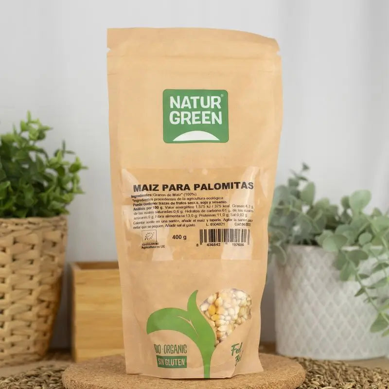 Naturgreen Milho Pipocas Bio, 450 g