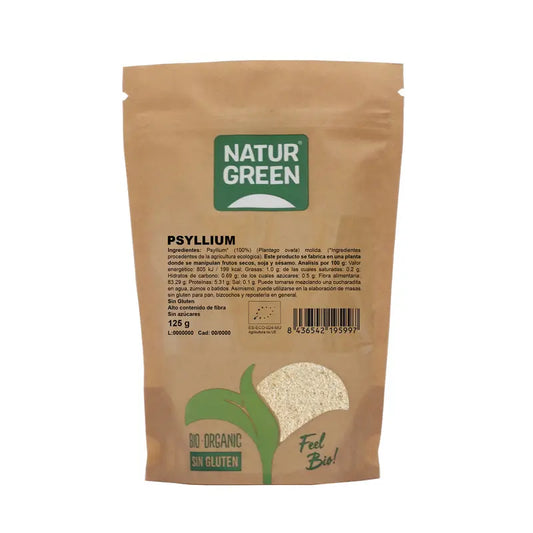 NaturGreen Psyllium Bio, 125 G