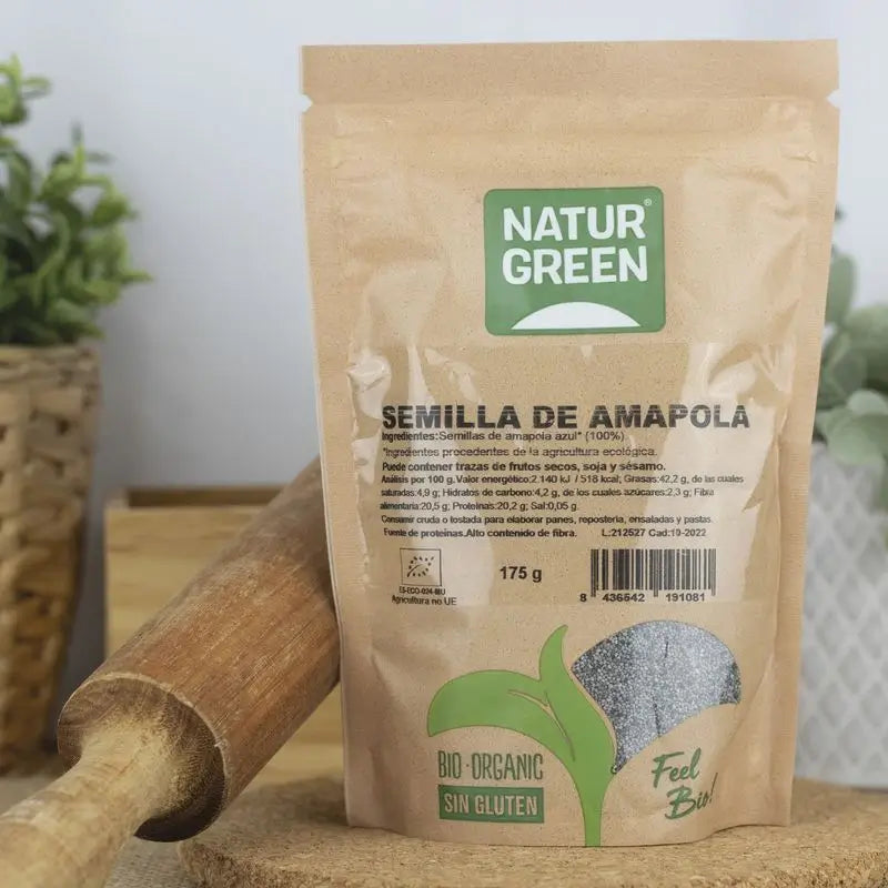 Naturgreen Sementes de Papoila Bio, 175 g