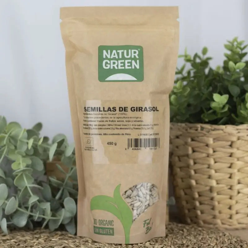 Naturgreen Sementes de Girassol Biológicas, 450 g