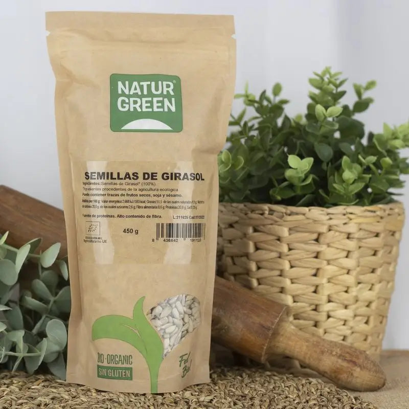 Naturgreen Sementes de Girassol Biológicas, 450 g