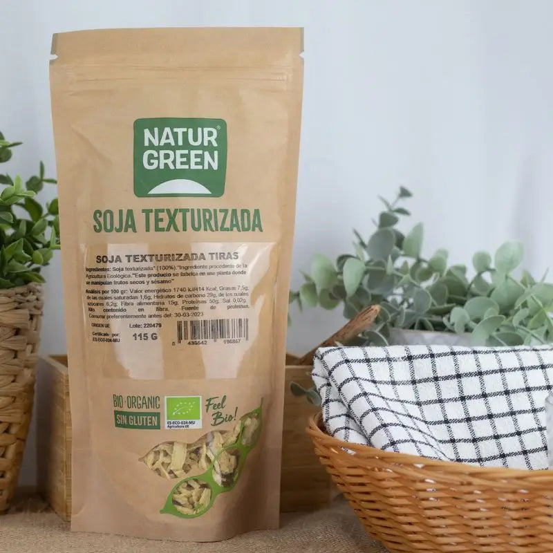 Naturgreen Tiras de Soja Texturizadas Bio, 115