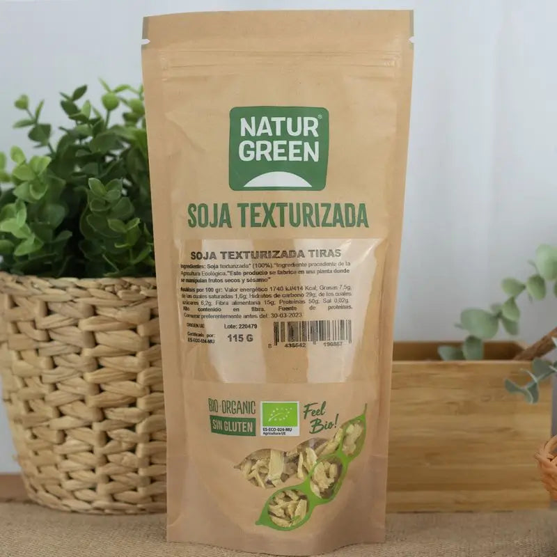 Naturgreen Tiras de Soja Texturizadas Bio, 115