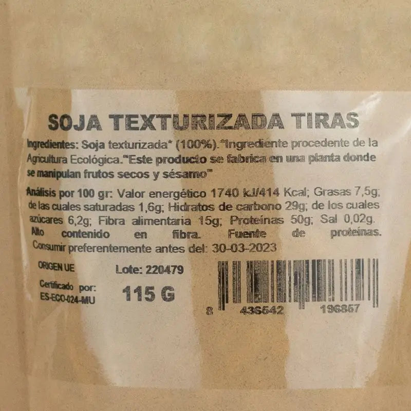 Naturgreen Tiras de Soja Texturizadas Bio, 115