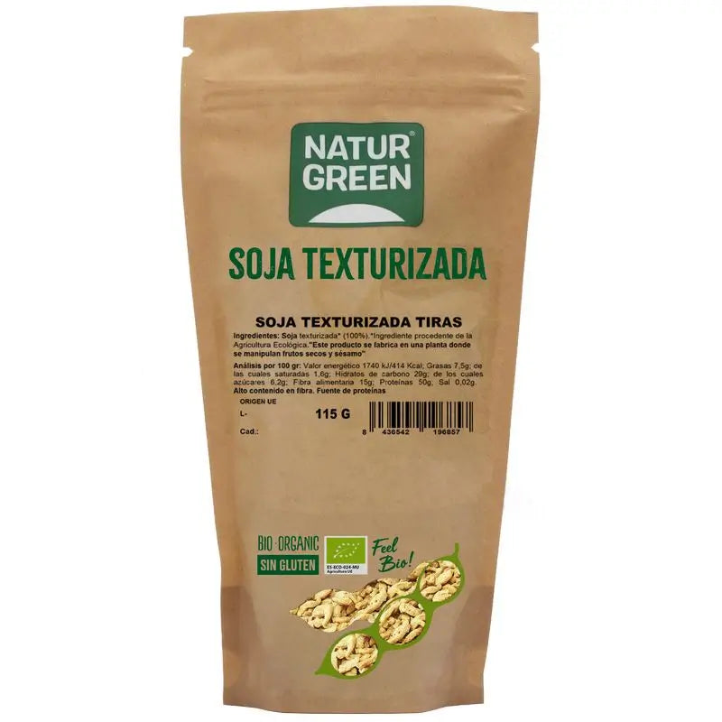 Naturgreen Tiras de Soja Texturizadas Bio, 115