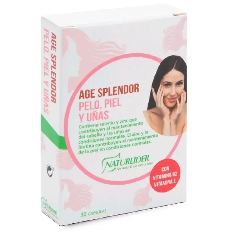 Naturlider Age Splendor Pelo Piel Uñas , 30 cápsulas