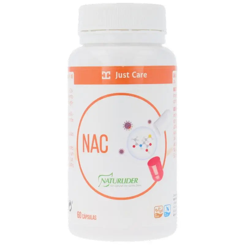 Naturlider Nac 600 Mg N Acetil Cisteina , 60 cápsulas