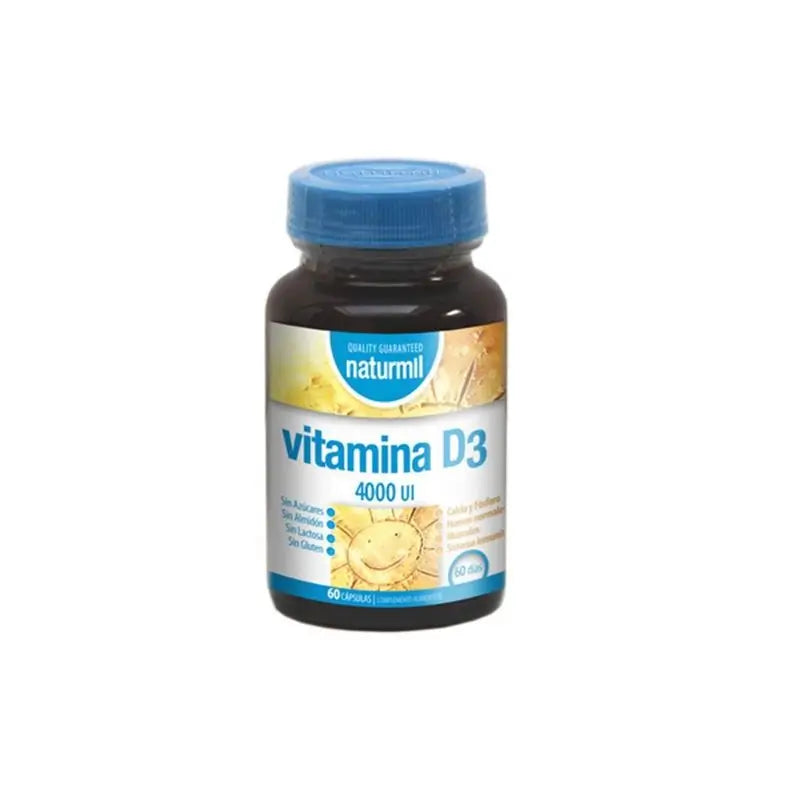 Naturmil Vitamina D 4000 Ui, 60 Perlas      