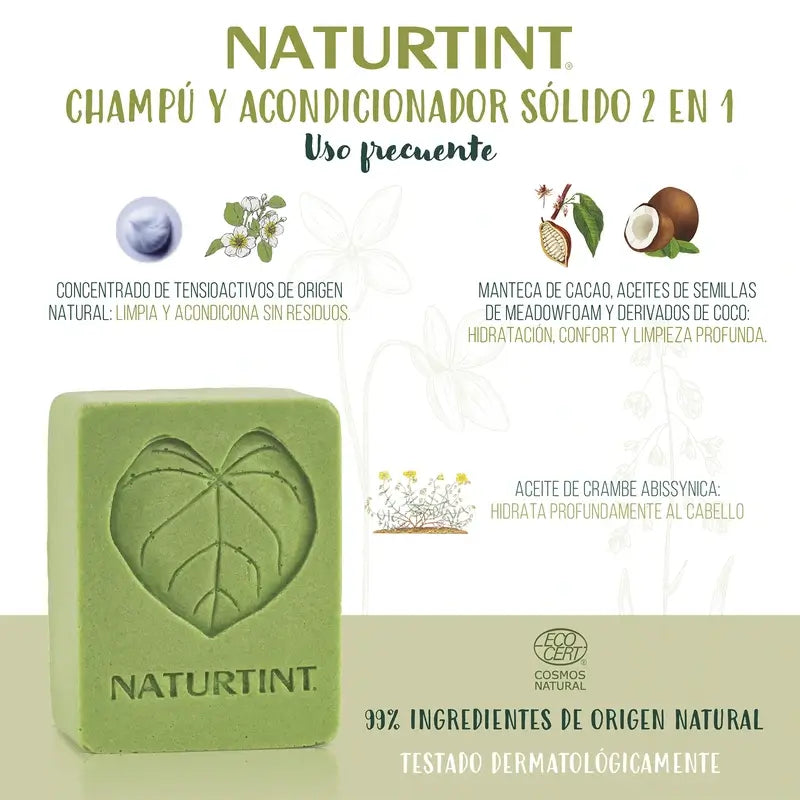 Naturtint Champô Sólido Natural Uso Frequente 75Gr