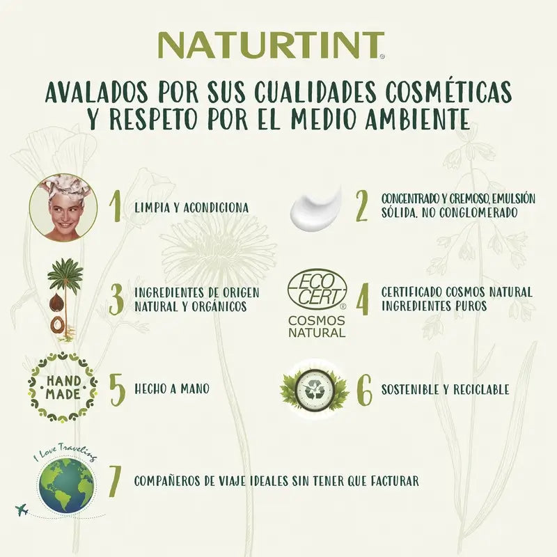 Naturtint Champô Sólido Natural Uso Frequente 75Gr