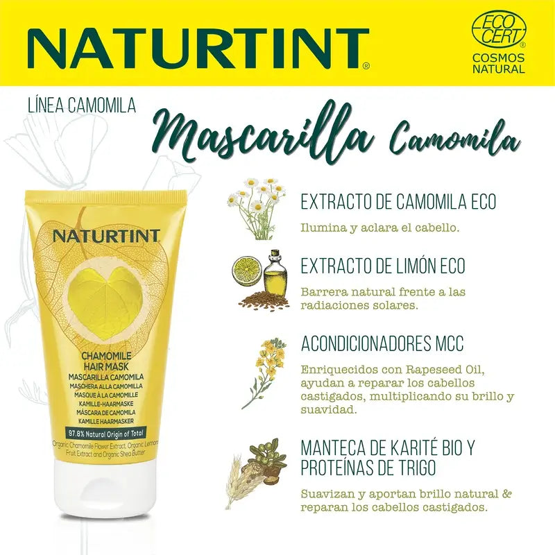 Naturtint Máscara de Camomila Natural 150 Ml