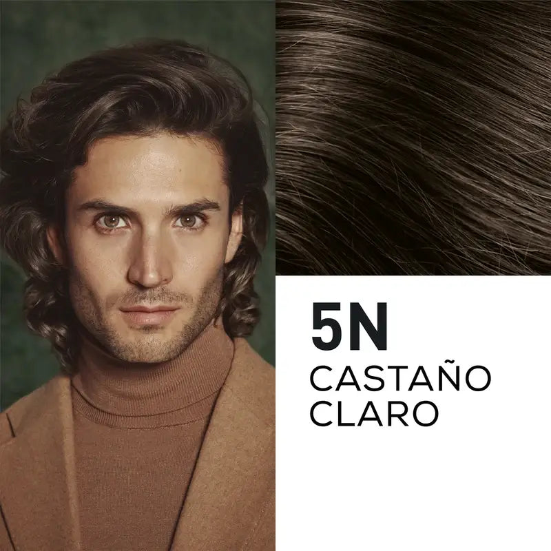 Naturtint Men Coloração Permanente do Cabelo e da Barba para Homem 5N - Castanho Claro