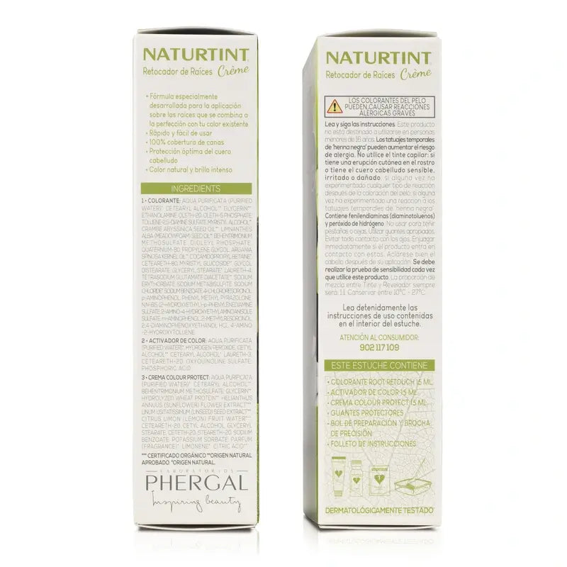 Naturtint Retocador de Raízes Castanho Claro 150Ml