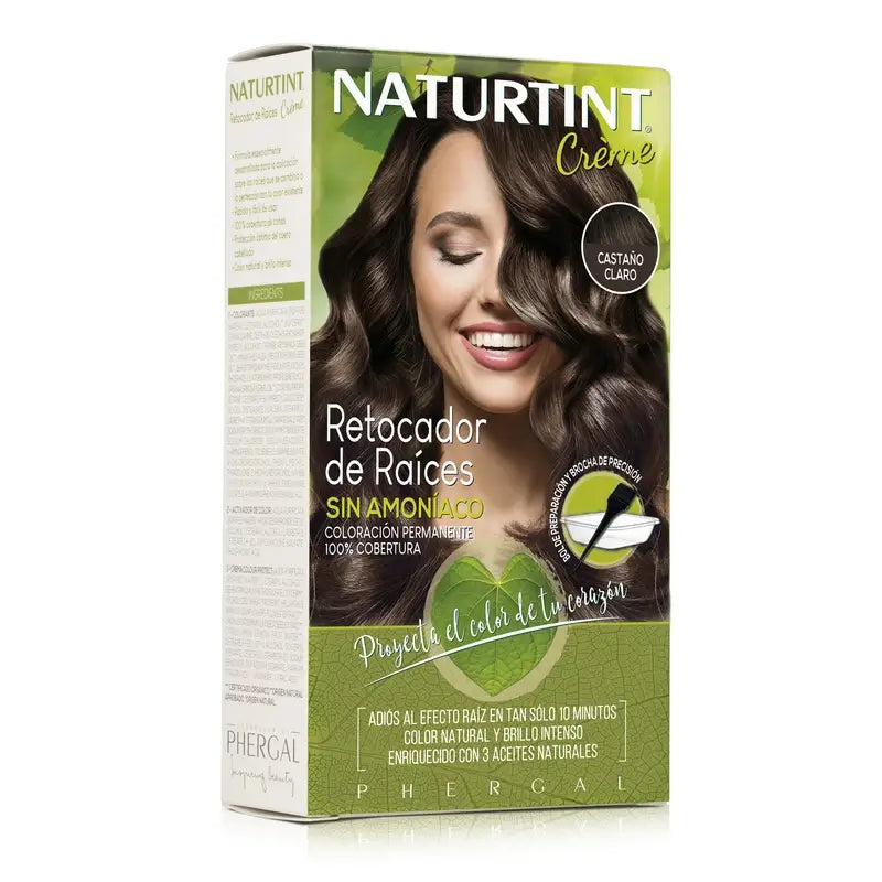 Naturtint Retocador de Raízes Castanho Claro 150Ml