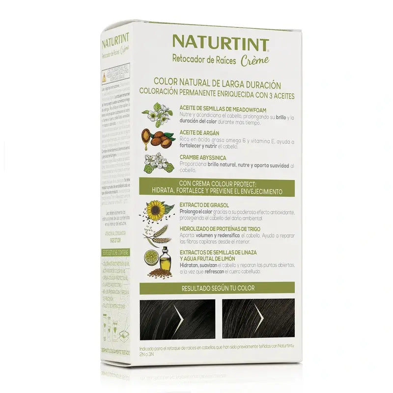 Naturtint Retocador de Raízes Castanho Escuro 150Ml