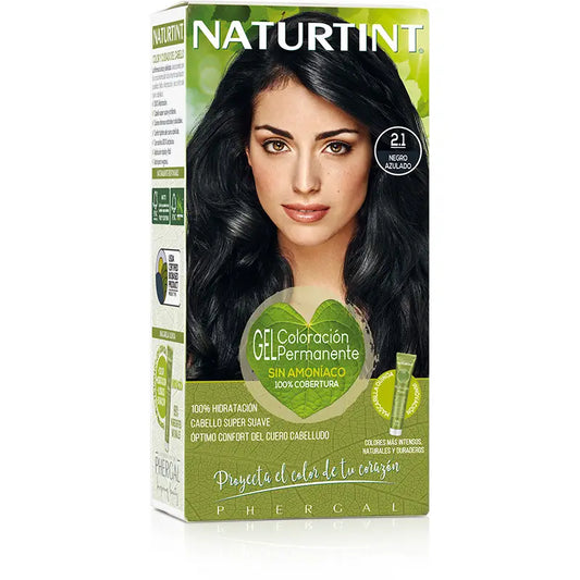 Naturtinttinte Permanente 2.1 - Negro Azulado, 170 ml