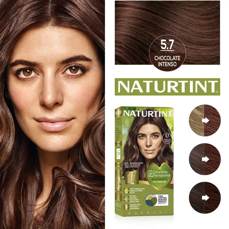 Naturtint Coloração Permanente Sem Amoníaco 5.7 - Chocolate Intenso