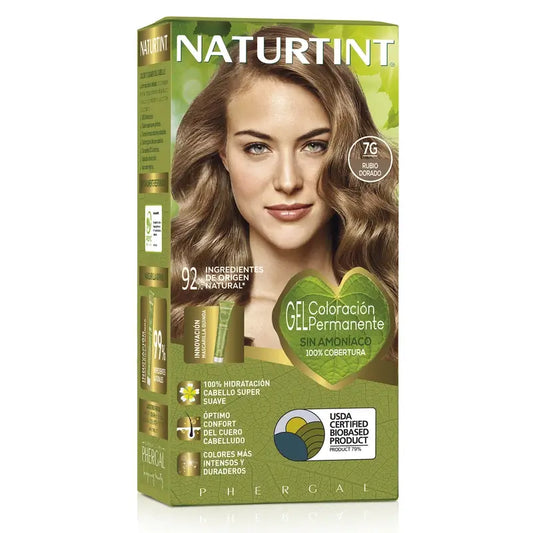 Naturtint Coloração Permanente Sem Amoníaco 7G - Louro Dourado