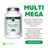 Naturvent Multivitamins Multi Mega Multivitamin, 90 cápsulas