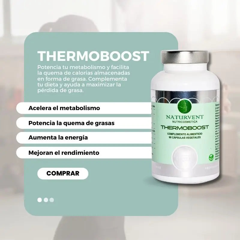 Naturvent Thermoboost Queimador de Gordura, 90 cápsulas