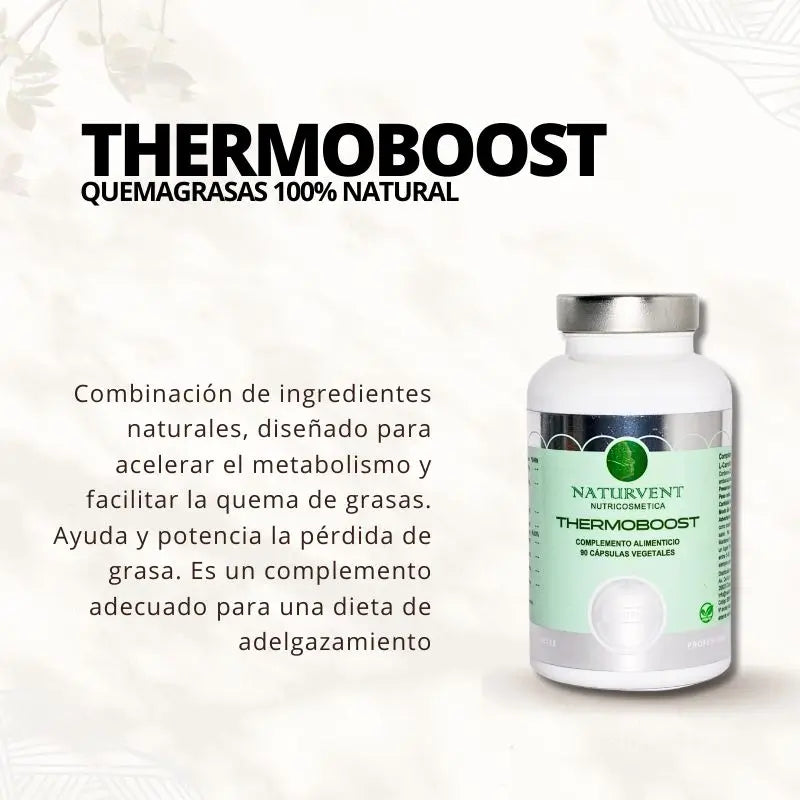 Naturvent Thermoboost Queimador de Gordura, 90 cápsulas