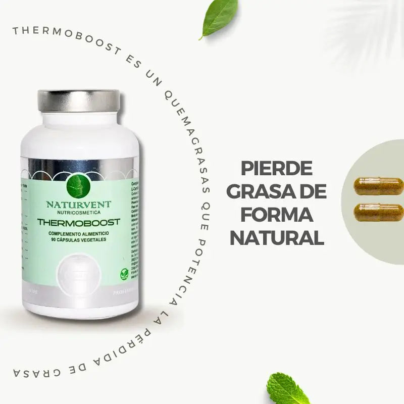 Naturvent Thermoboost Queimador de Gordura, 90 cápsulas