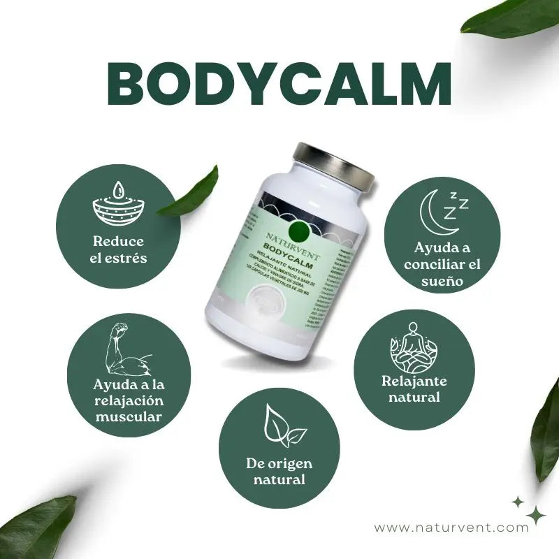 Naturvent Bodycalm Relaxante, 120 cápsulas