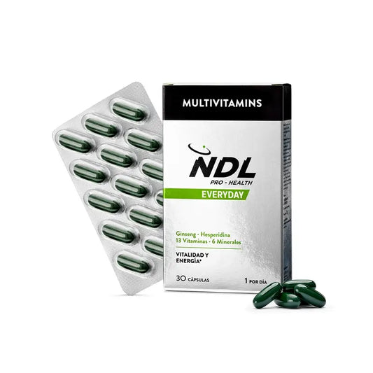 NDL Pro-Health Multivitaminas, 30 Cápsulas