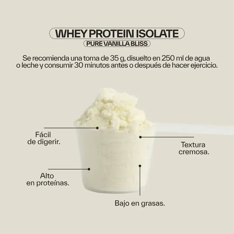 Ndl Pro-Health Whey Protein Isolate - Pure Vanilla Bliss , 1 kg