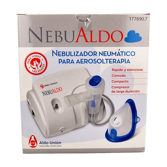 Nebulizador pneumático Nebualdo para terapia com aerossóis