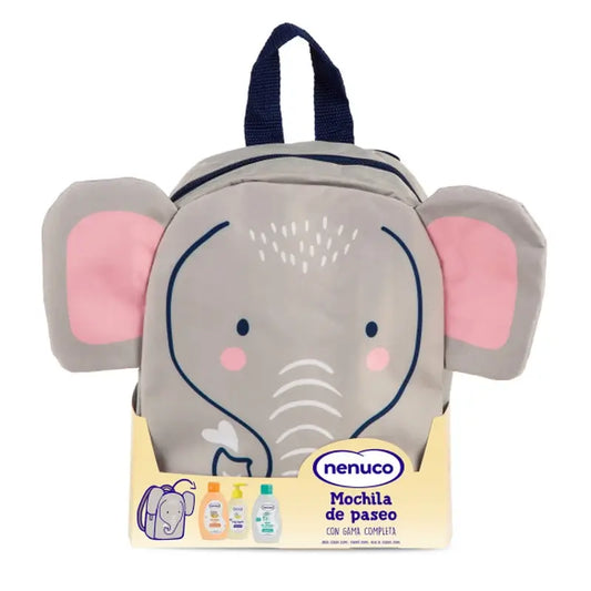 Nenuco Baby Pack Porta-bebés Elefante, com Água de Colónia, Sabonete e Champô, 3x200ml