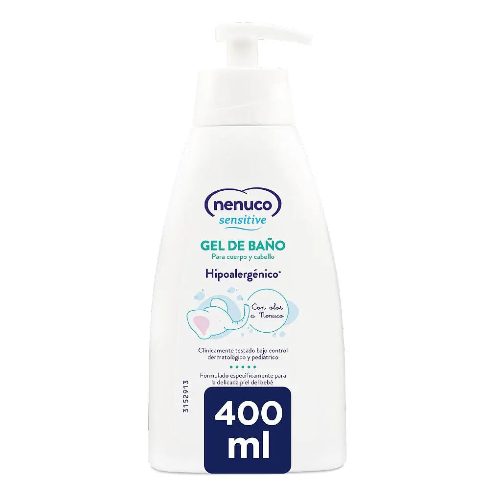 Nenuco Sensitive Gel de Baño Hipoalergénico 400 ml