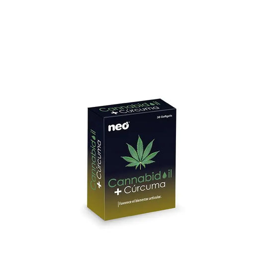 Neo Cannabidoil Curcuma, 30 cápsulas