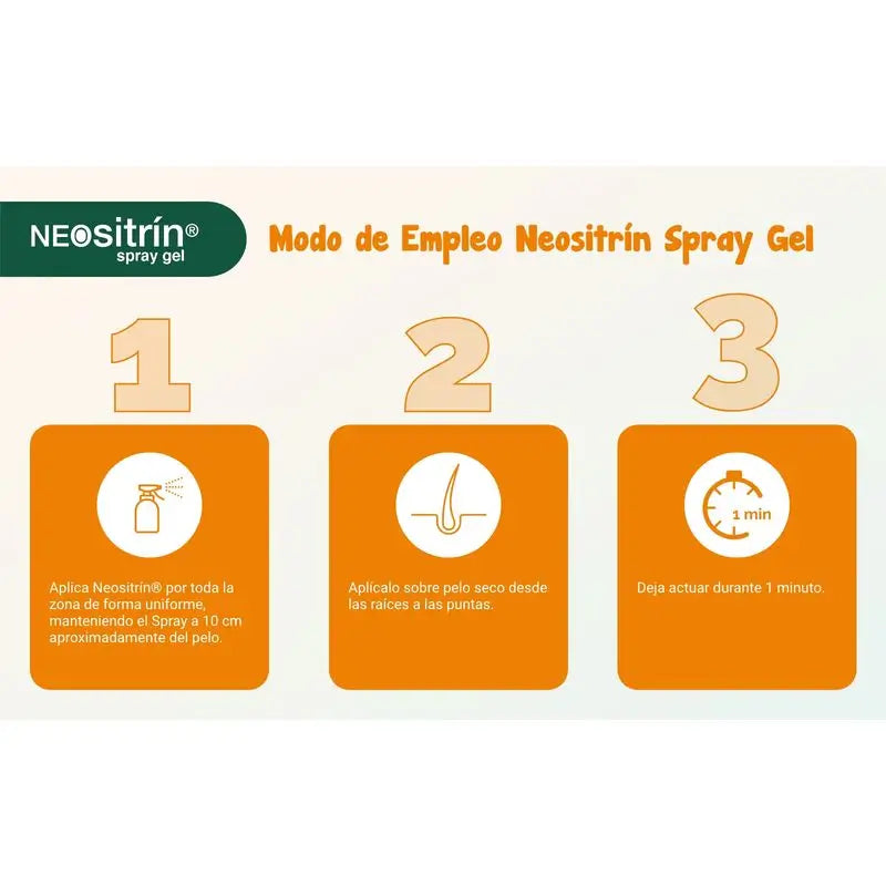 NEOsitrin® Anti-piolhos Gel Líquido Spray 60 ml