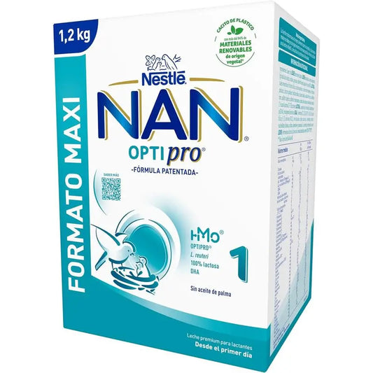 Leite inicial Nestlé Nan Optipro 1, 1200 g