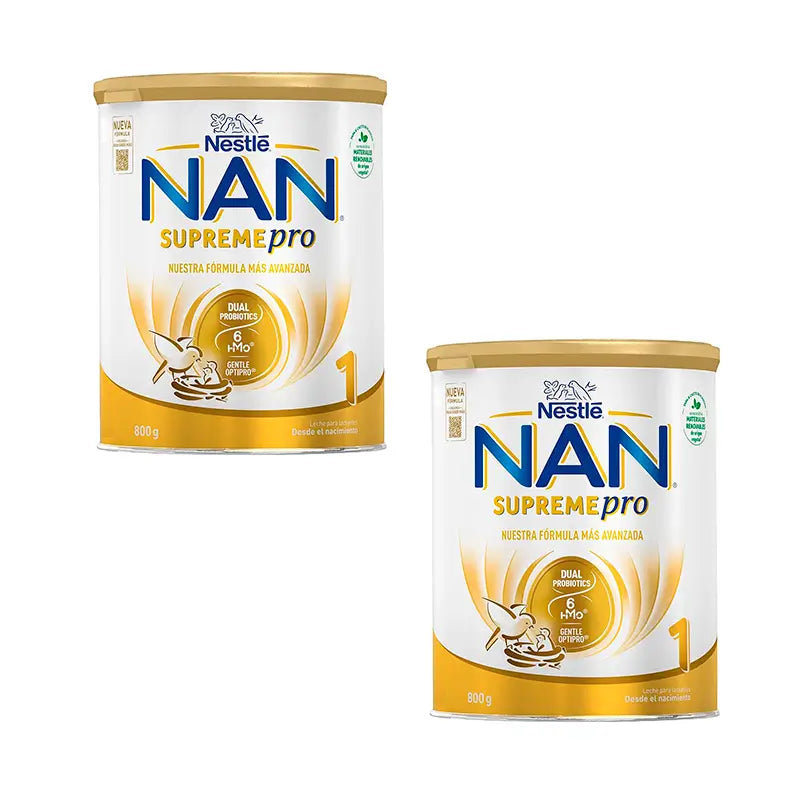 Leite inicial Nestlé Nan Supreme Pro 1, 2X800 g