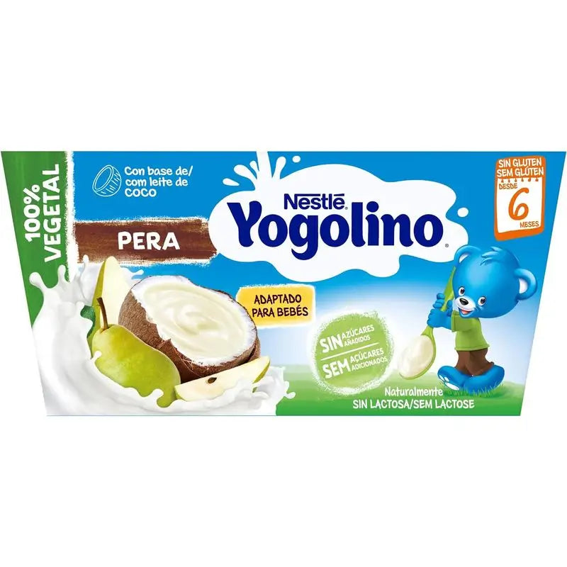 6 embalagens Yogolino Coco Pera , 4x90g