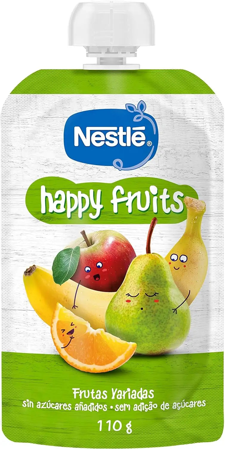 Nestlé Puré Happy Fruits Saqueta , 110g x 8 unidades