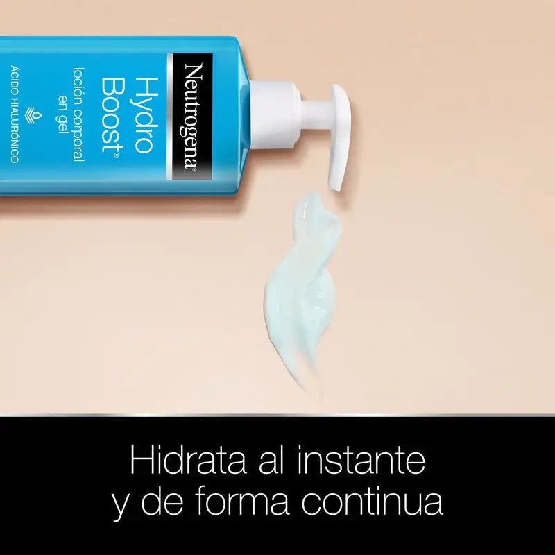 Neutrogena, Loção Corporal Hydro Boost, Gel Hidratante com Ácido Hialurónico, Pele Normal a Seca 750 ml cada