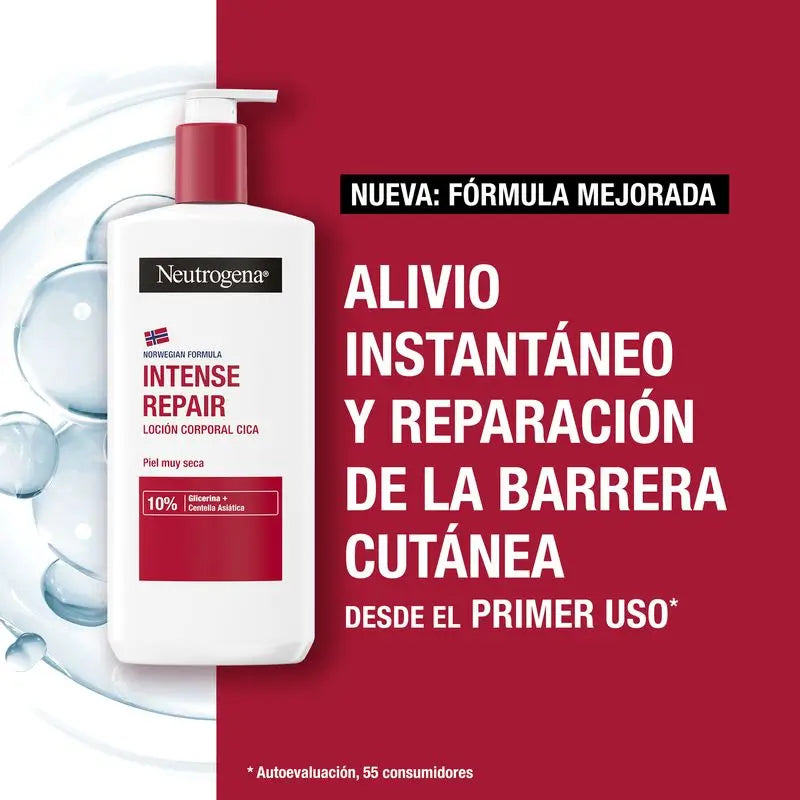 Neutrogena Norwegian Formula Pack Cica Loção Corporal de Reparação Intensa para Pele Seca, 2 X 750 Ml