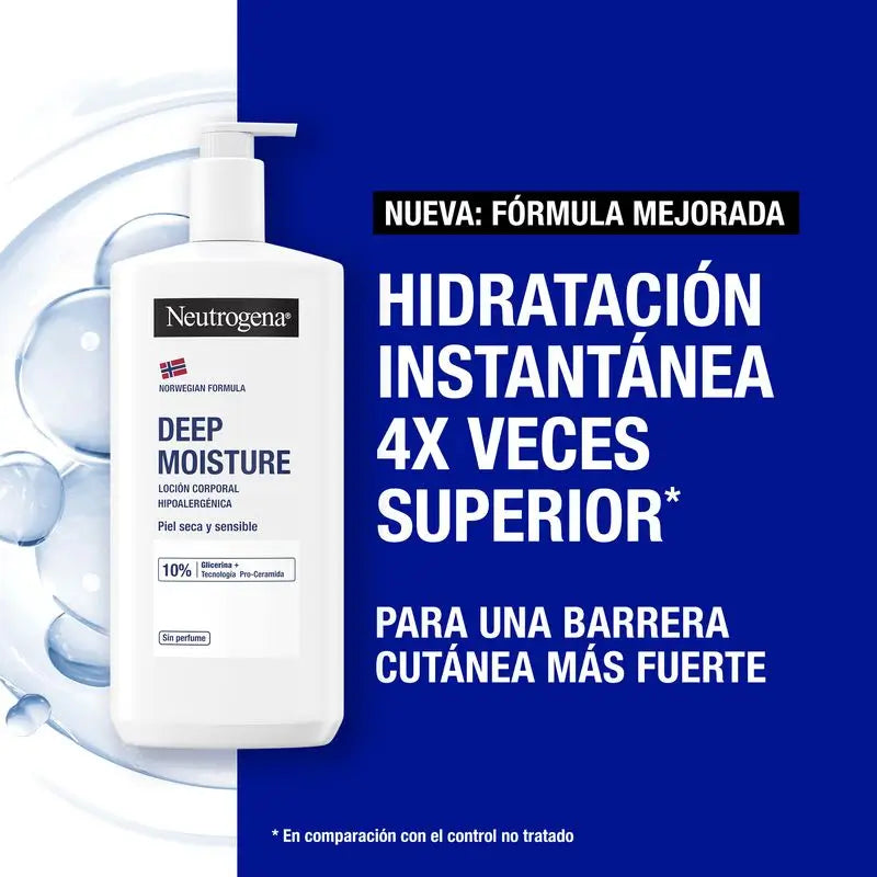 Neutrogena Norwegian Formula Deep Moisture Pack Loção Corporal Hipoalergénica, 2 X 750 Ml