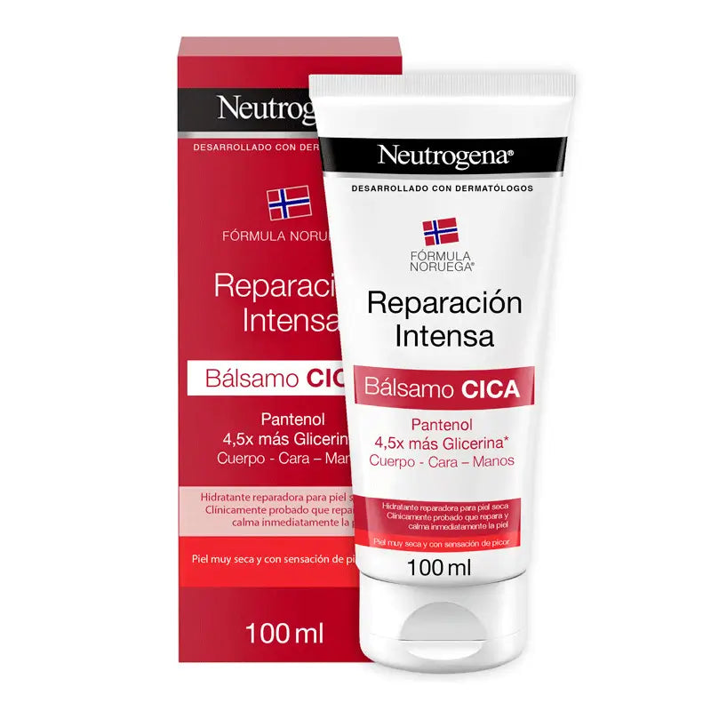 Neutrogena Reparación Intensa Bálsamo Cica, 100 ml