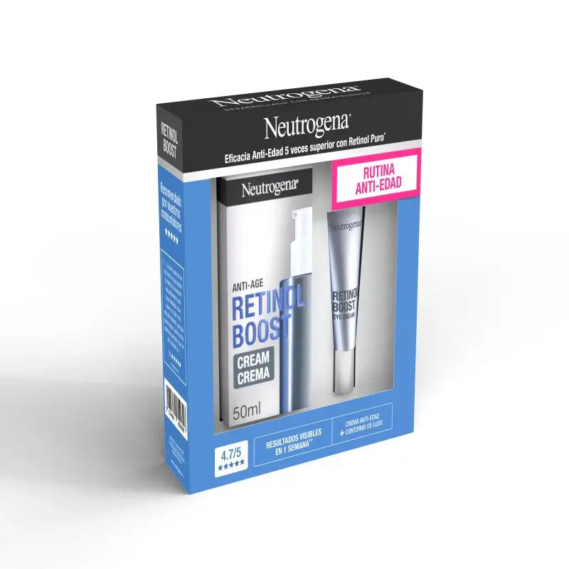 Neutrogena Retinol Boost Creme Anti-Idade 50 Ml + Contorno de Olhos 15 Ml