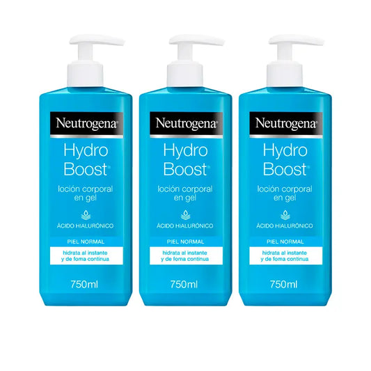 Neutrogena Triplo Hydro Boost Gel Loção Hidratante para o Corpo, 3x750ml