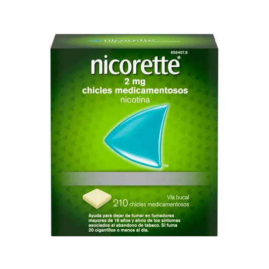 Nicorette 2 mg 210 Goma de mascar